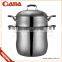Nostick Stainless steel Couscous steamer pot