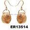 2014 latest hot sell tube earrings unique jewelry wholesale
