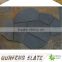 hot sale split surface cut-to-size black slate artificial paving stone