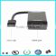 Male to female micro to hdmi cable MHL adapter for android mobile