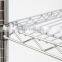 Movable galvanized chrome wire shelving