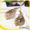 industrial jewelry vintage peacock design shaped feather earring