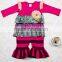 Plus size western girl boutique clothes baby outfit children christmas costume plus size dress