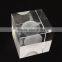 Squre blank 3d laser crystal cubes for engraving wholesale