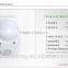 Switchable LED night light with motion sensor, white-green-blue three colors