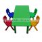 Kids Plastic Table with Removable Legs Plastic Rectangle Table