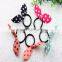 2015 high quality cheap fashion kids elastic colorful bowknots hair rope /