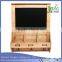 Wood Wall Mounted Mail Sorter Key Hook Bamboo Organizer Rack