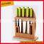 AH63 8pcs High quality Stainless steel kitchen knife set with ABS handle