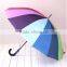 16k Rainbow Umbrella Handheld Parasol Umbrella Double Layers Umbrella Straight Umbrella