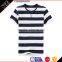 wholesale clothing high quality 100%cotton o neck stripes tshirts bulk with Chian clothes factory                        
                                                                                Supplier's Choice