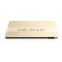Thickness only 7mm Aluminium alloy shell polymer Battery Cell 5000 mah power bank for Smartphone