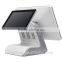 Chain stores 15inch POS Terminal Dual touch screen all in one with 15inch Touch screen+9.7inch Touch screen