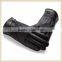 100% Black Tight Leather Men Cycling Gloves Wholesale