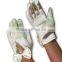 Red Wrist Length Factory Hot Sale Flower Design Satin Bride Gloves