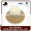 Hot sale new fashion natural grass straw boater hat
