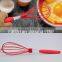 2016 FDA LFGB TPR Handle Popular Silicone Egg Beater Bakeware Silicon Eggs Whisk