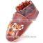 China Baby Leather Shoe With Tiger Embroidered
