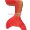 MYLE red color mermaid tails in stock mermaid tail monofinl