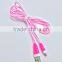 High Quality Crystal Candy Colors Micro USB Cable Charging wire For Android cellphone
