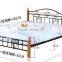 Metal Bed Queen size with headboard and footboard white