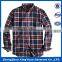 Custom Yarn Dyed Flannel Plaid Pattern Men's Shirt
