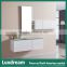 48''single bathroom vanity with Tempered Glass Top made in China - White