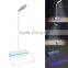 Fashion Design Eye Protection flexible LED Desk Lamp, Rechargeable Readding Led Desk Lamp With Message Board