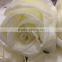 wholesale pure white rose flower artificial diamond rose head for sale