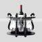 Mulit Fashion Style Table Top Soild Wood Wine Rack Holder with Cup Holder