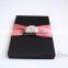Elegant black packaging boxes for wedding invitations