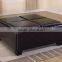 Leather Storage Ottoman with Two Square Ottomans