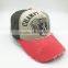 Customize design your own logo worn-out baseball cap