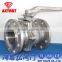 2PC CF8M Stainless Steel Floating Flange-type Ball Valve in JIS