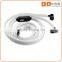 new stereo glowing earbuds fluorescence shoelace earphone with mic