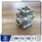 Manual Operated Casting stainless steel 3pc floating ball valve import from china