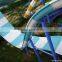 Outdoor water park equipment roller coaster slide
