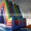2016 new design high inflatable water slide double lane wet slide