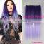 Two Tone Curly Synthetic Clip in Hair Weave Hair Extensions