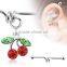 Dangle custom industrial barbell ear piercing barbell