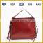 wholesales oil PU leather red sex ladies leather shoulder handbag