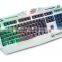 Latest Neon Light Transparent Plastic Gaming Computer Keyboard