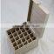 Eco-friendly wooden pine essential oil box with dividers
