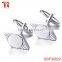 SEDEX 4P wholesale soft enamel silver mens cufflinks /Newest Classical Cufflinkswank cufflink, cufflink machine, cufflink custom