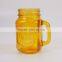450ML Cold Beverage Glass Mason Jar With Handle