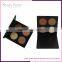 Customized 4 color makeup eye shadow contour highlighter palette NEW
