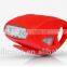 2016new product factory price silicone LED bike light personalized LED bike light