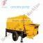 Low price of HBTS60.9.75 small portable electric concrete mixer with pump