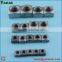 ANSI B 18.2.2 galvanized square nuts with tapped thread