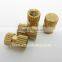 Factory wholesale m3/m4/m5 brass inside/outside knurled nut part